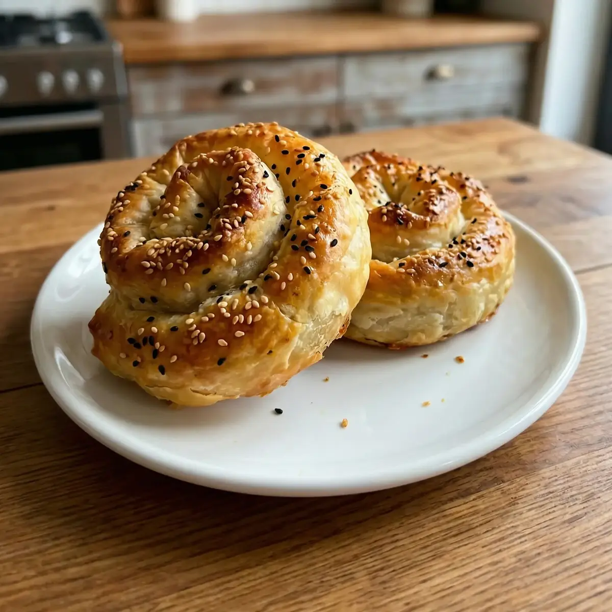 Ispanaklı Gül Böreği