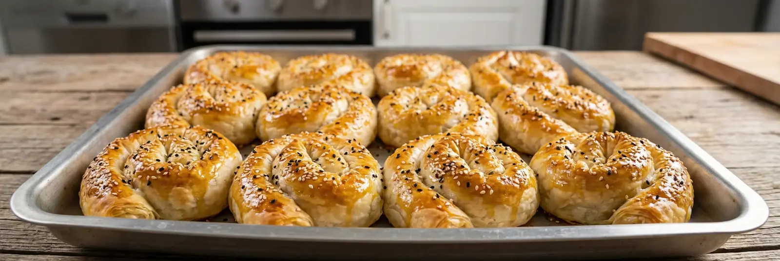 Çıtır Çıtır Ispanaklı Gül Böreği Tarifi