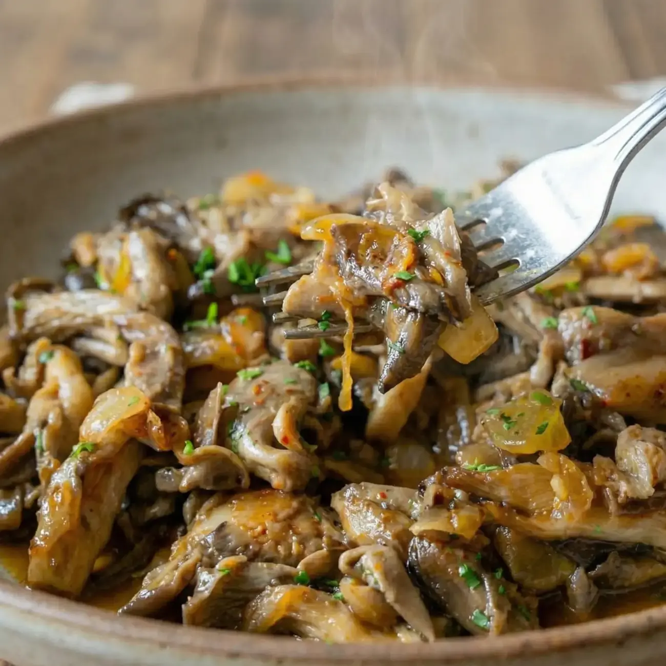 İstiridye Mantarı Sote Tarifi