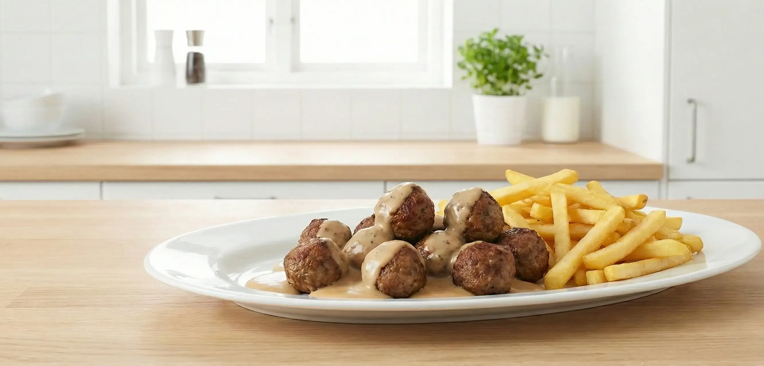 Özel Kahverengi Gravy Soslu Orjinal İsveç Köfte Tarifi