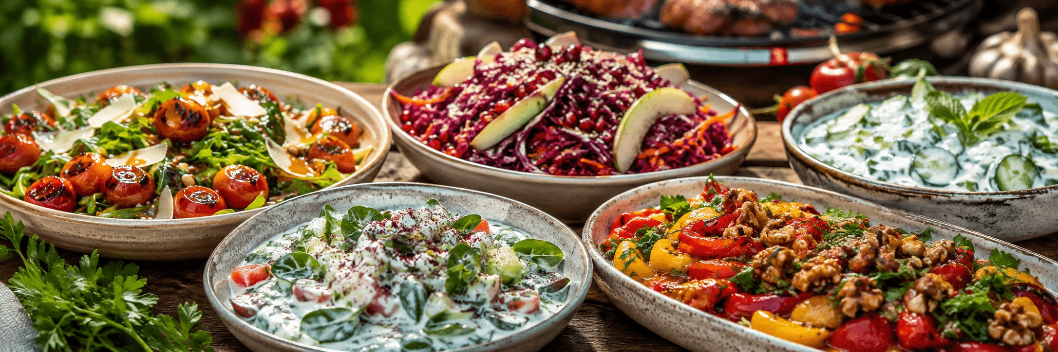Izgara Yanına Yakışan Salata Tarifleri