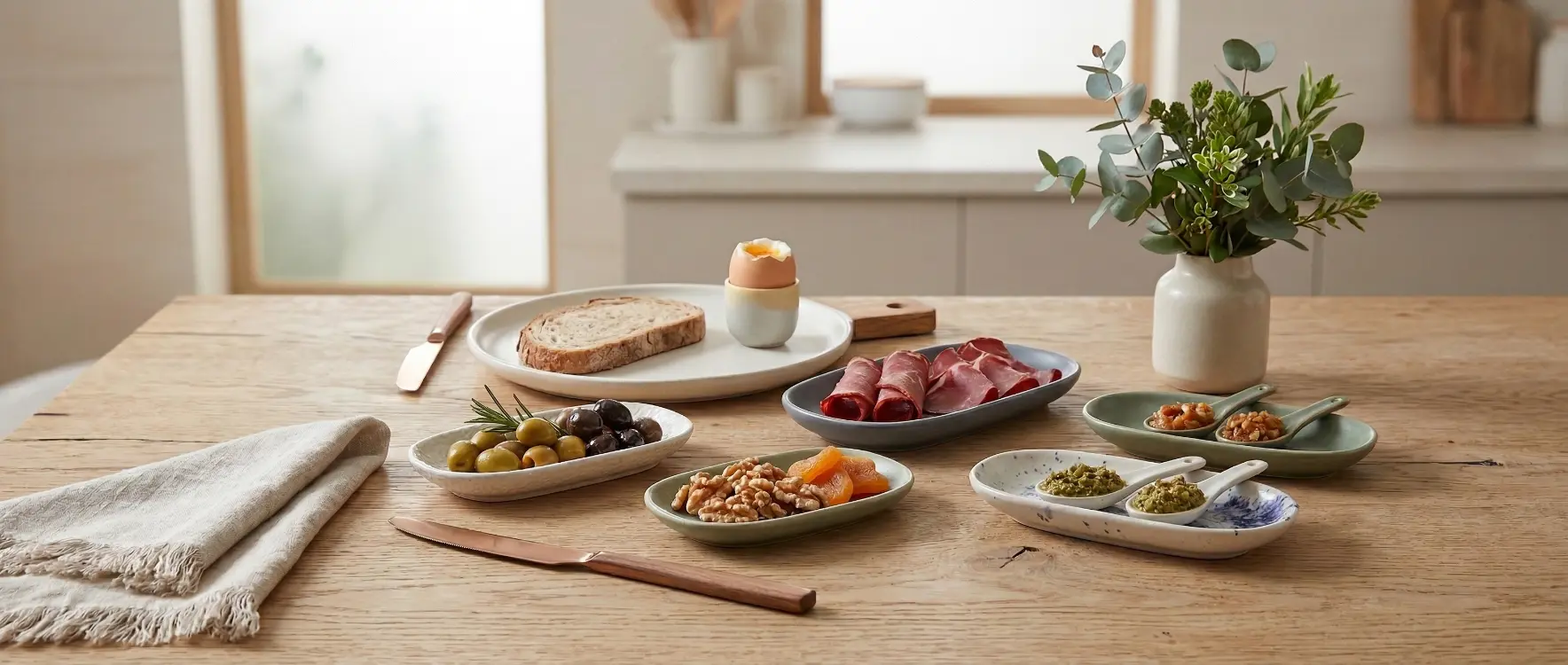 Kahvaltı Takımındaki Küçük Kayık Tabaklar: Joker Parçaları Değerlendirmenin 10 Şık Yolu