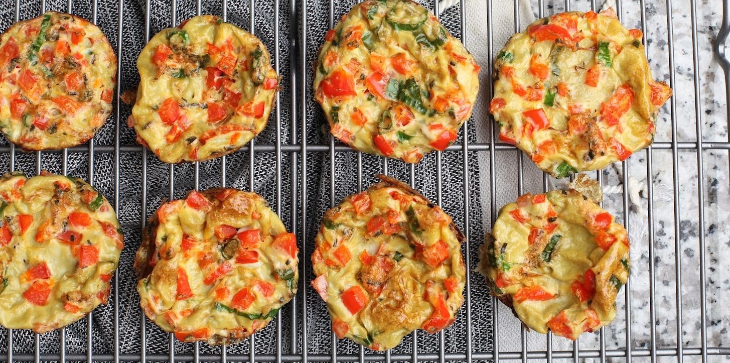 Airfryer'da Cupcake Kalıbında Mini Omletler