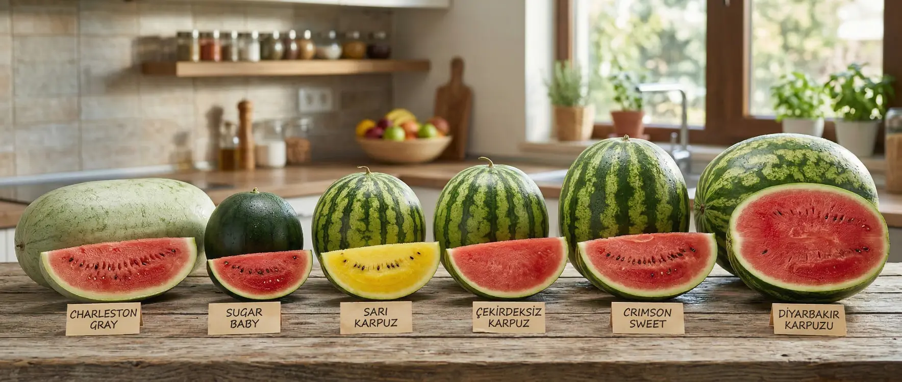 Karpuz Çeşitleri Nelerdir? Karpuz Türleri ve Özellikleri