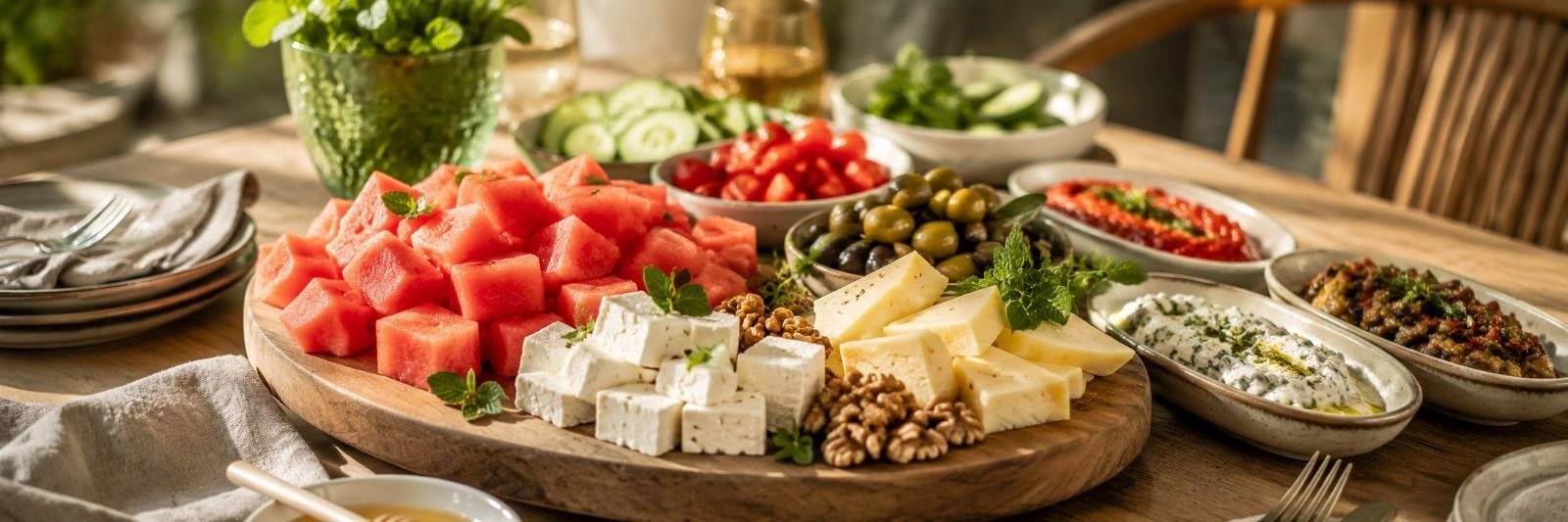 Karpuzun Yanına Hangi Peynirler ve Mezeler Yakışır?