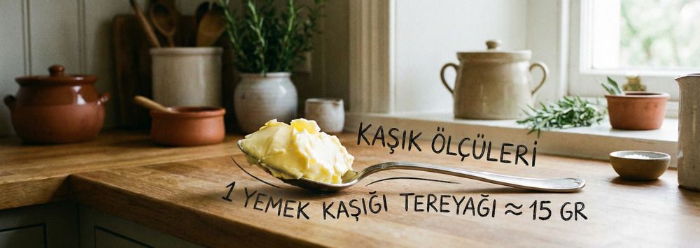 Kaşık ile Tereyağı Ölçülerini Anlama