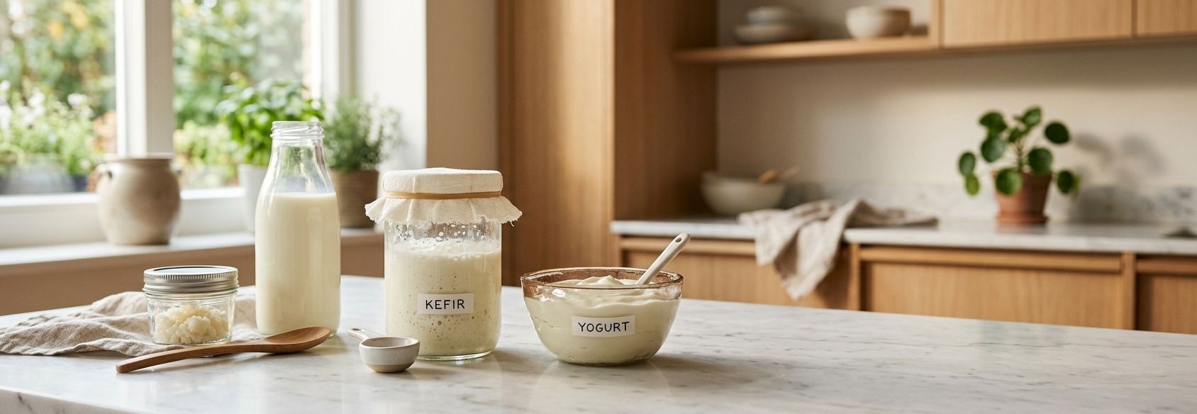 Fermente Gıdalar Evde Nasıl Hazırlanır? Yoğurt ve Kefir