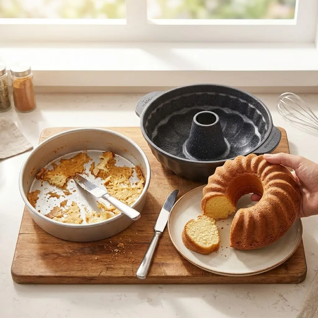 Ortası Çiğ Kalan ve Kalıptan Çıkmayan Kekler İçin Doğru Kalıp Seçimi