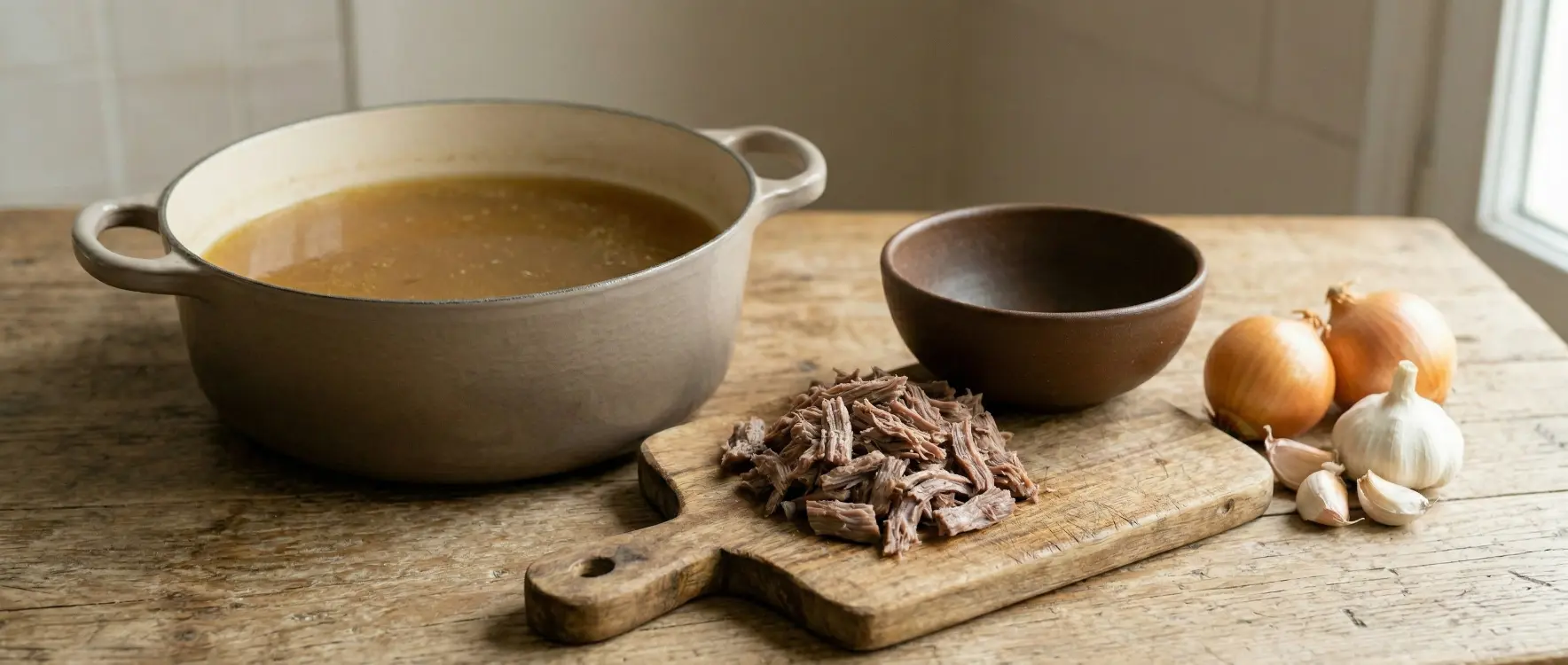 Nefis ve Şifalı Terbiyeli Kemik Suyu Çorbası Tarifi