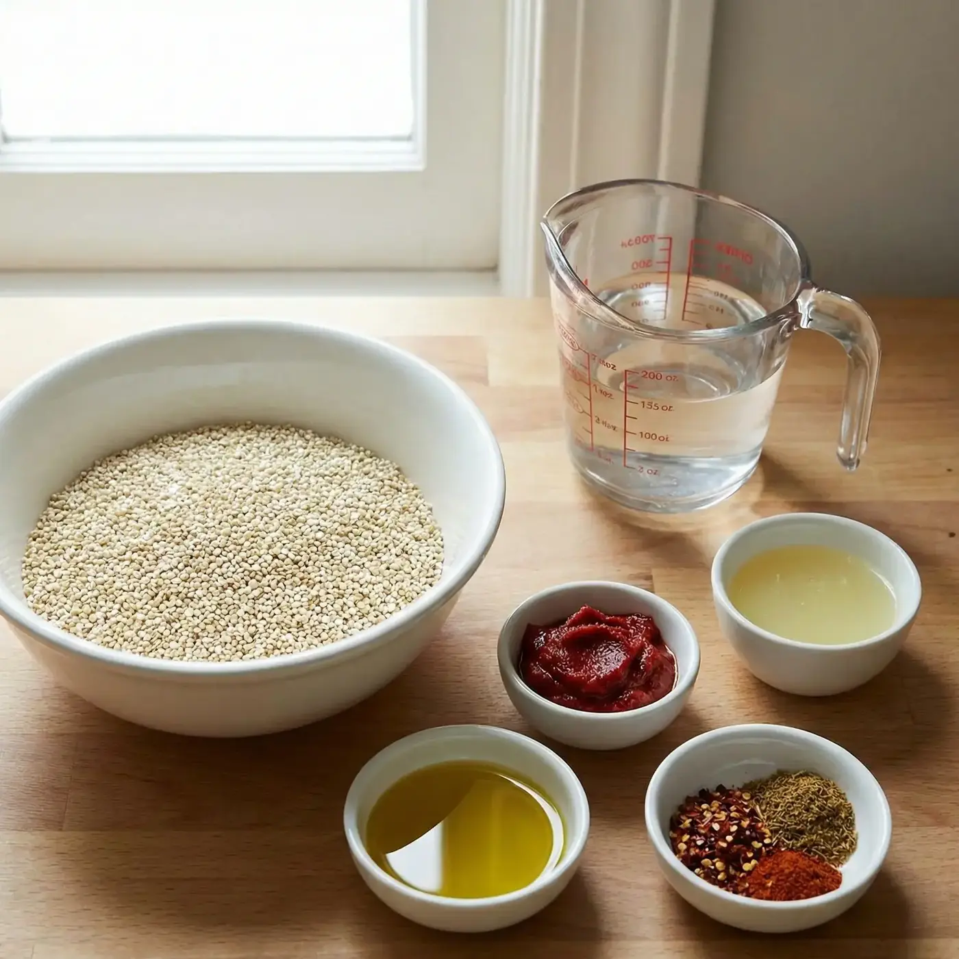 Kinoalı Kısır Tarifinin Malzemeleri