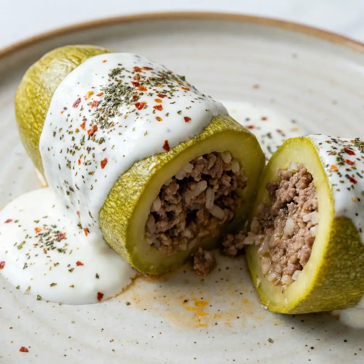 Kıymalı Kabak Dolması