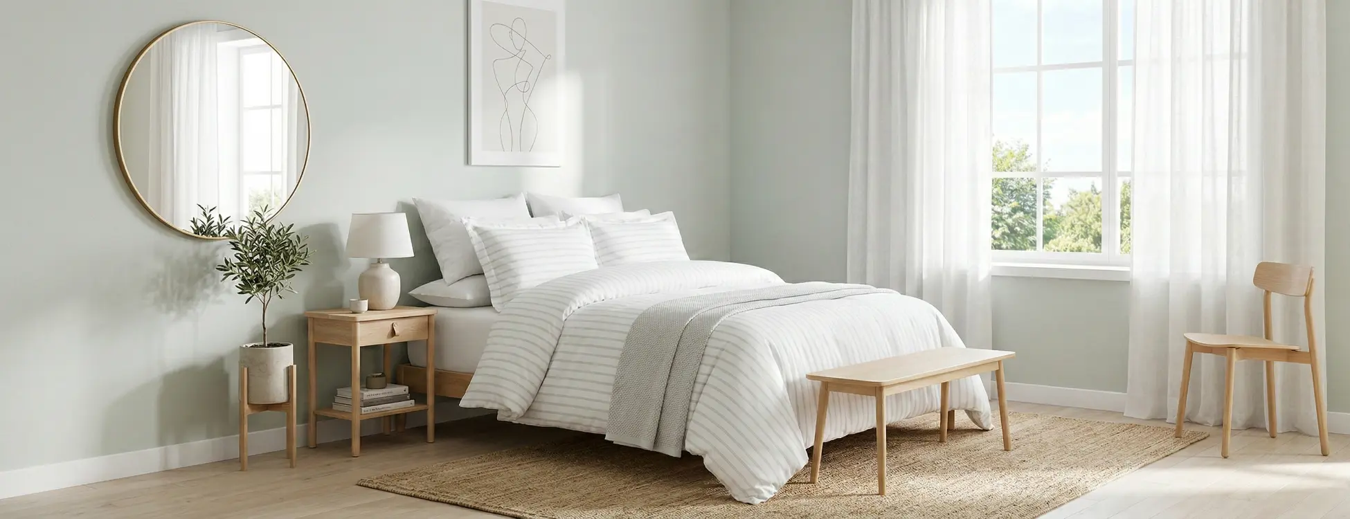 Küçük Yatak Odalarını Geniş Gösteren Nevresim Renkleri ve Desenleri