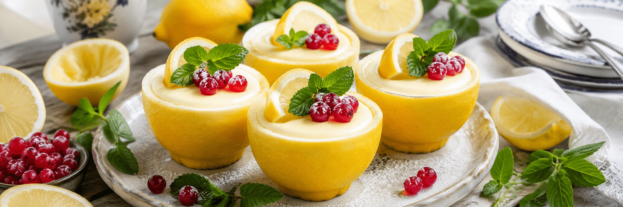 Lemon Posset (İngiliz Tatlısı) Tarifi