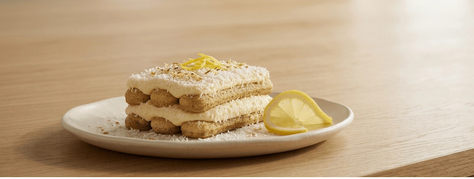 Limonlu Hindistan Cevizli Tiramisu Tarifi