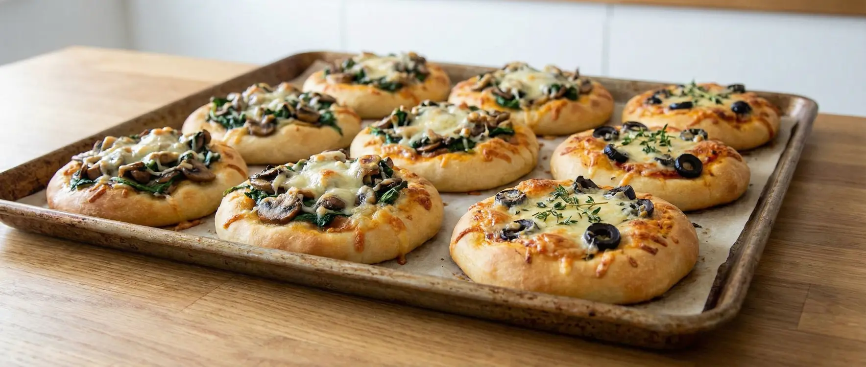 Yumuşacık Hamuruyla Ev Yapımı Mini Pizza Tarifi