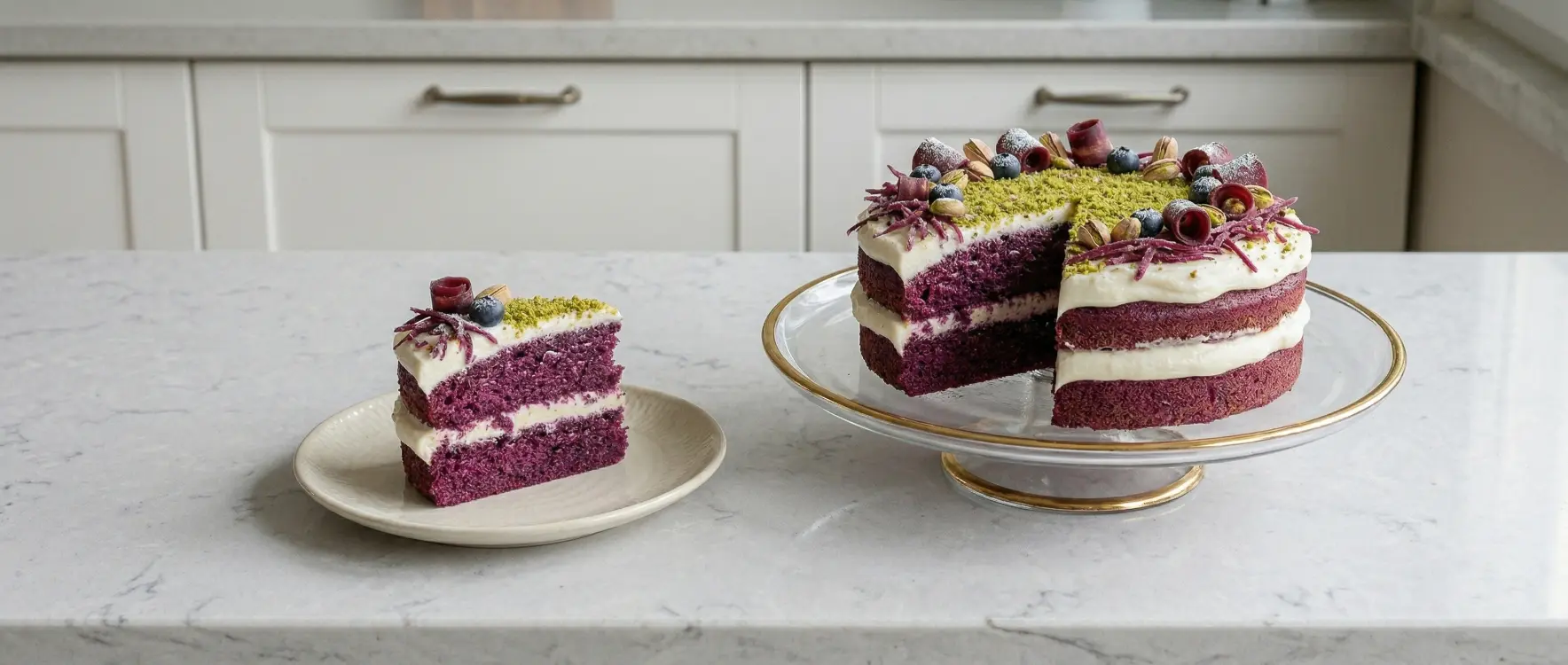 Mor Havuçlu Pasta Tarifi: Mor Pasta Nasıl Yapılır?