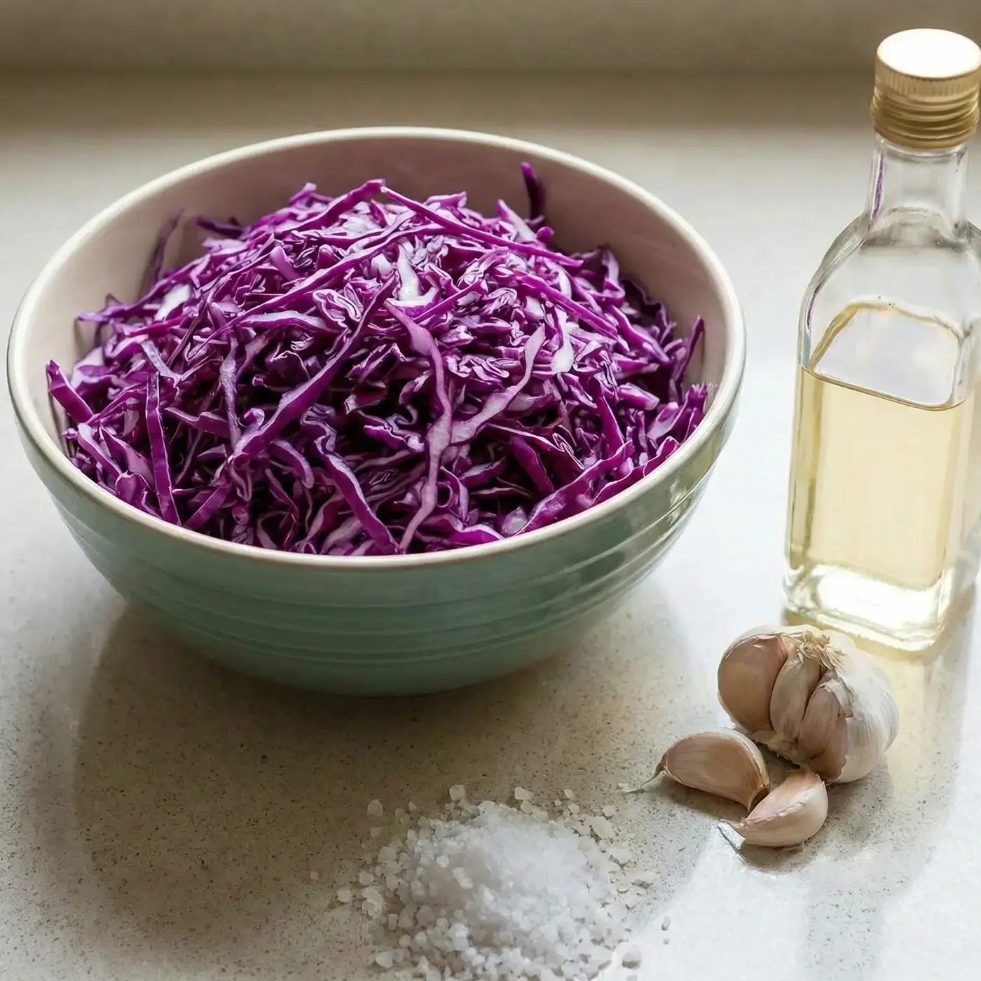 Mor Lahana Turşusu Malzemeleri