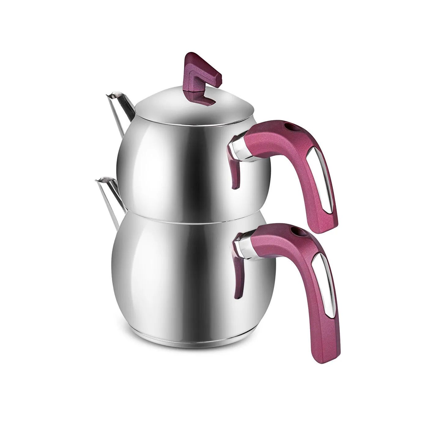 Mürdüm Rengi Çaydanlık