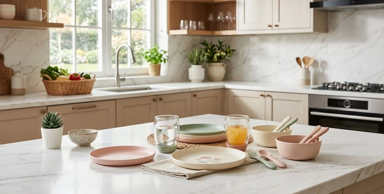 Çocuklu Mutfaklarda Güvenlik: Isıya Dayanıklı ve Kırılmaz Servis Ürünleri