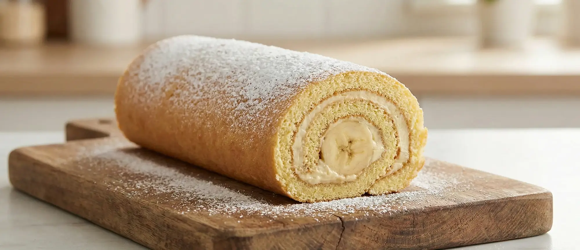 Pastane Usulü Kırılmayan Klasik Muzlu Rulo Pasta Tarifi