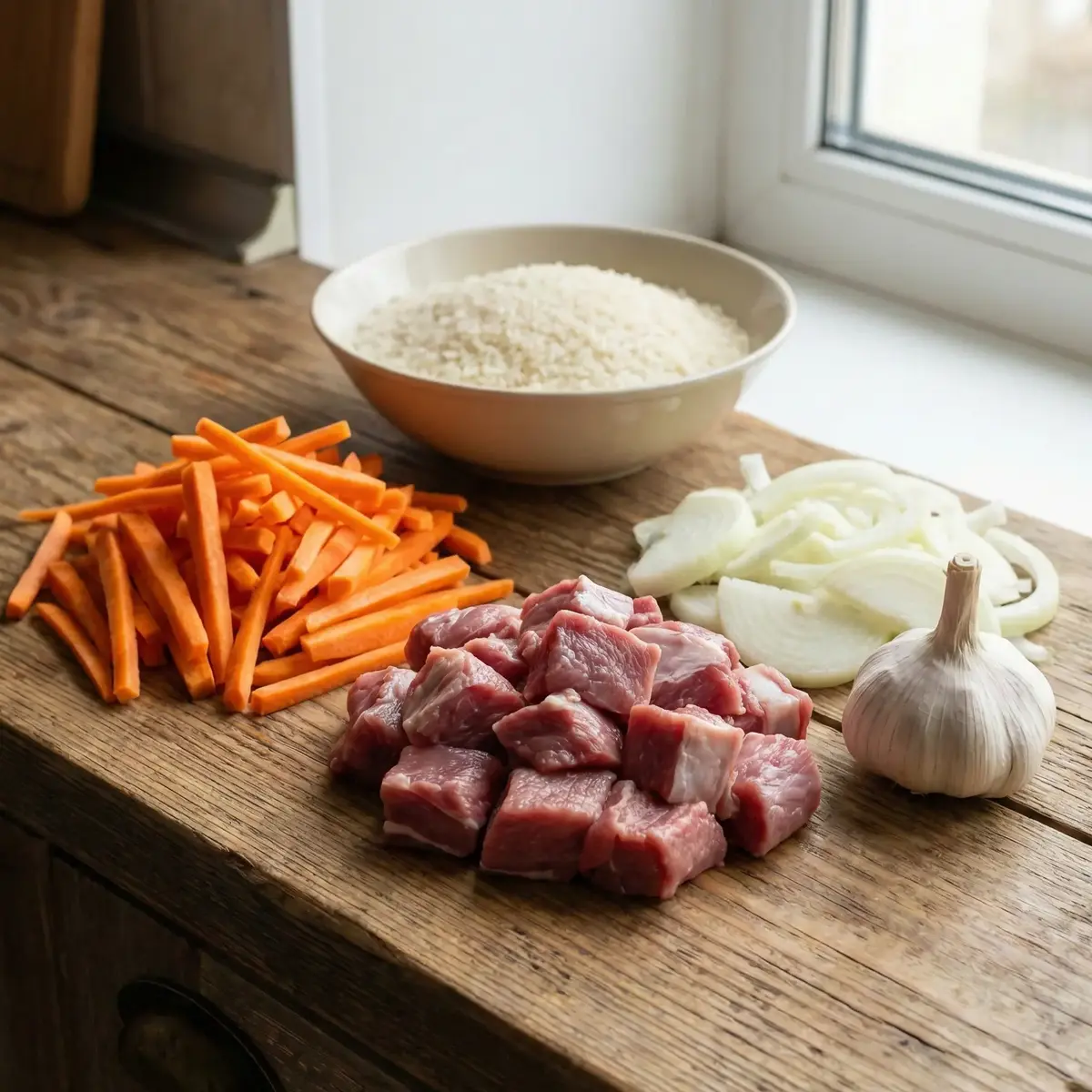 Özbek Pilavı Malzemeleri