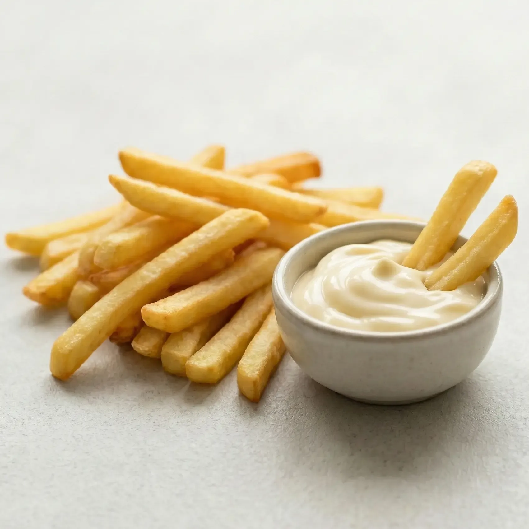 Patates Kızartması ve Ev Yapımı Mayonez
