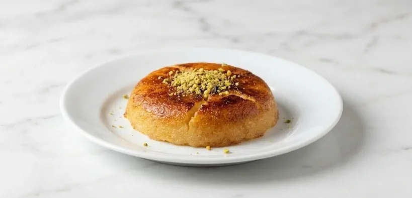 Üstü Nar Gibi Kızarmış Peynir Helvası Tatlısı Tarifi