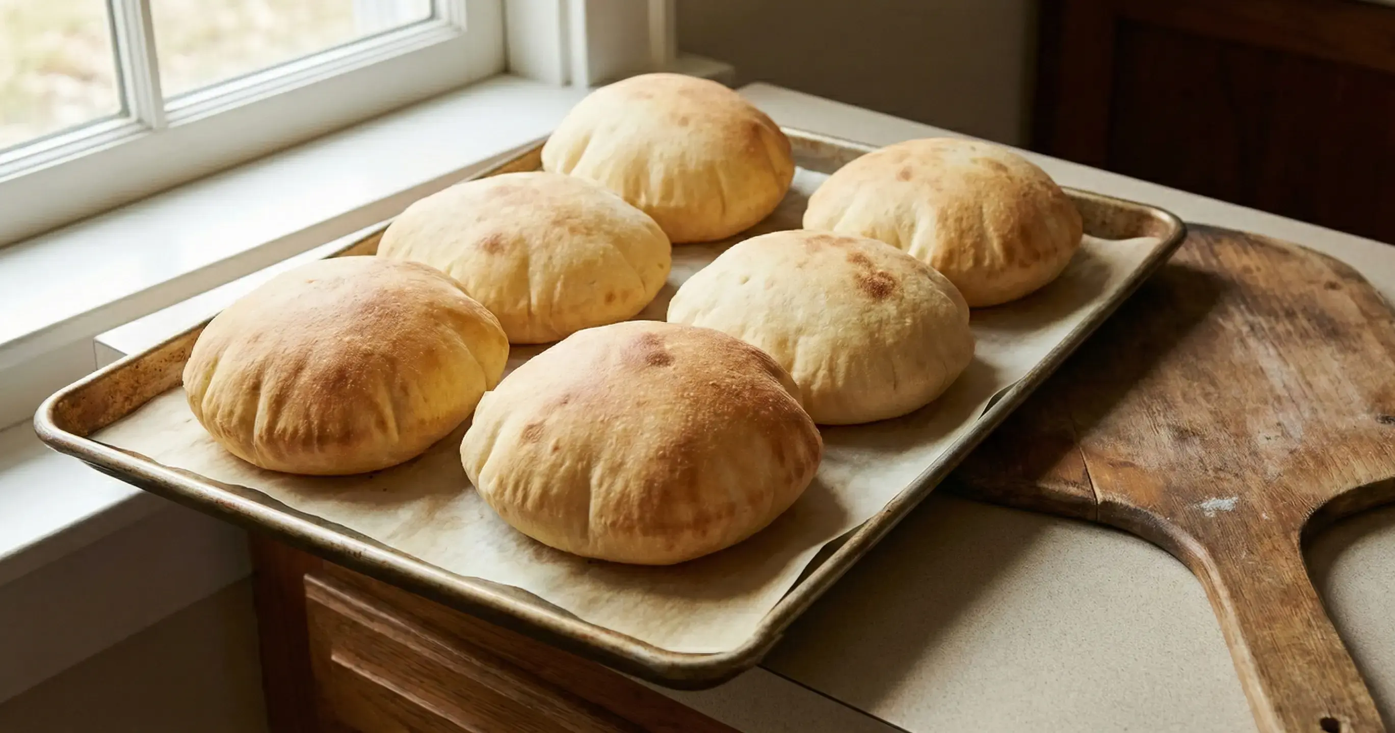 Balon Gibi Şişen Yumuşacık Pita Ekmeği Tarifi
