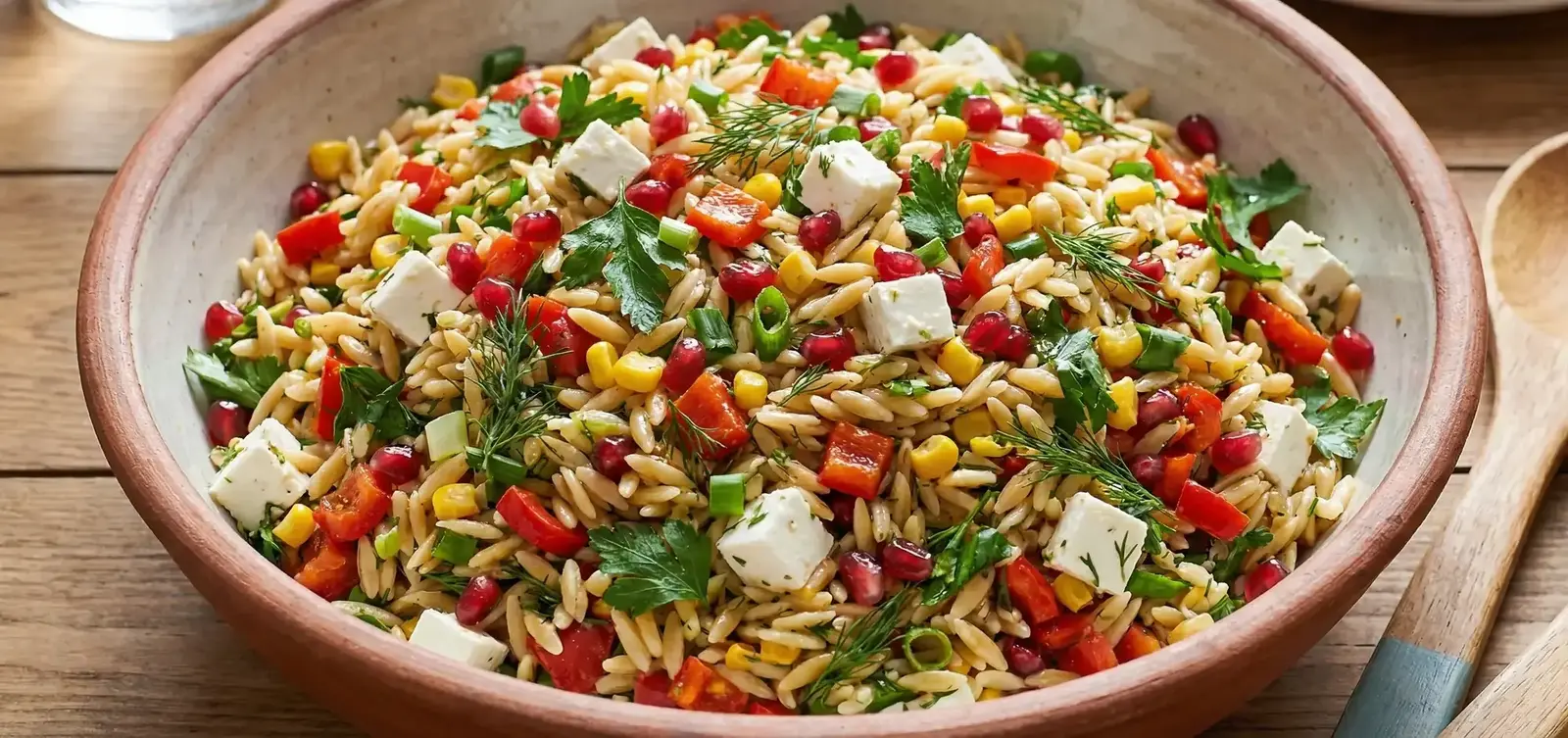 Renkli ve Lezzetli Arpa Şehriye Salatası Tarifi