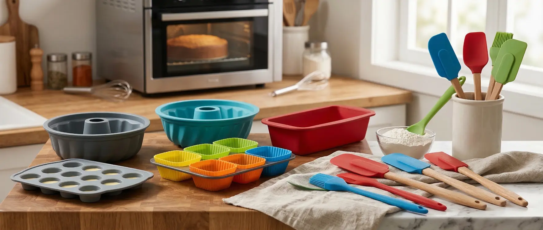 Silikon Kek Kalıpları ve Spatulalar Neden Deterjan Kokar?