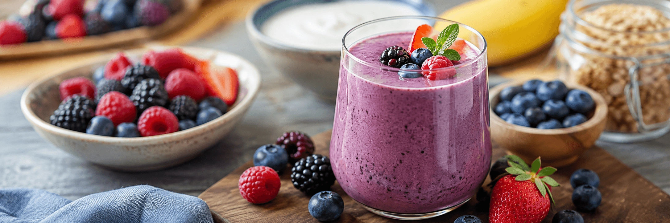 Ev Yapımı Orman Meyveli Smoothie Tarifi
