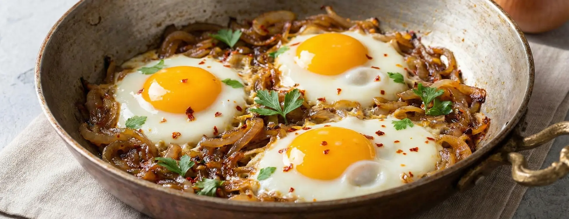 Saray Mutfağından Sofranıza Soğanlı Yumurta Tarifi