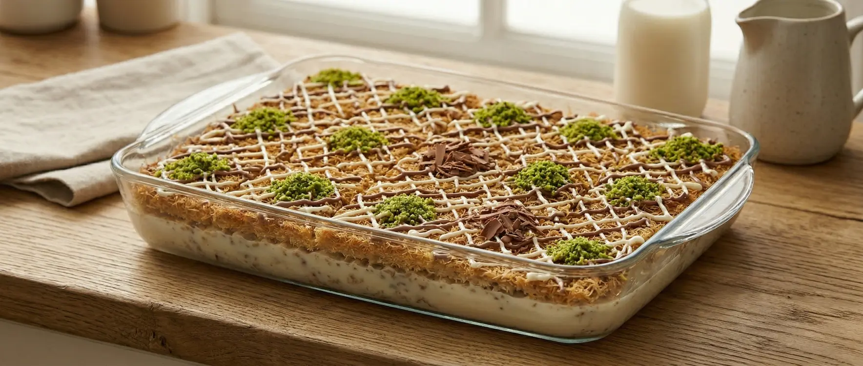 Sütlü Tel Kadayıf Tatlısı Tarifi