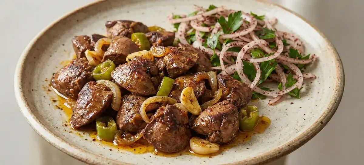 Et Tadında Lokum Gibi Pişmiş Tavuk Ciğer Kavurma Tarifi