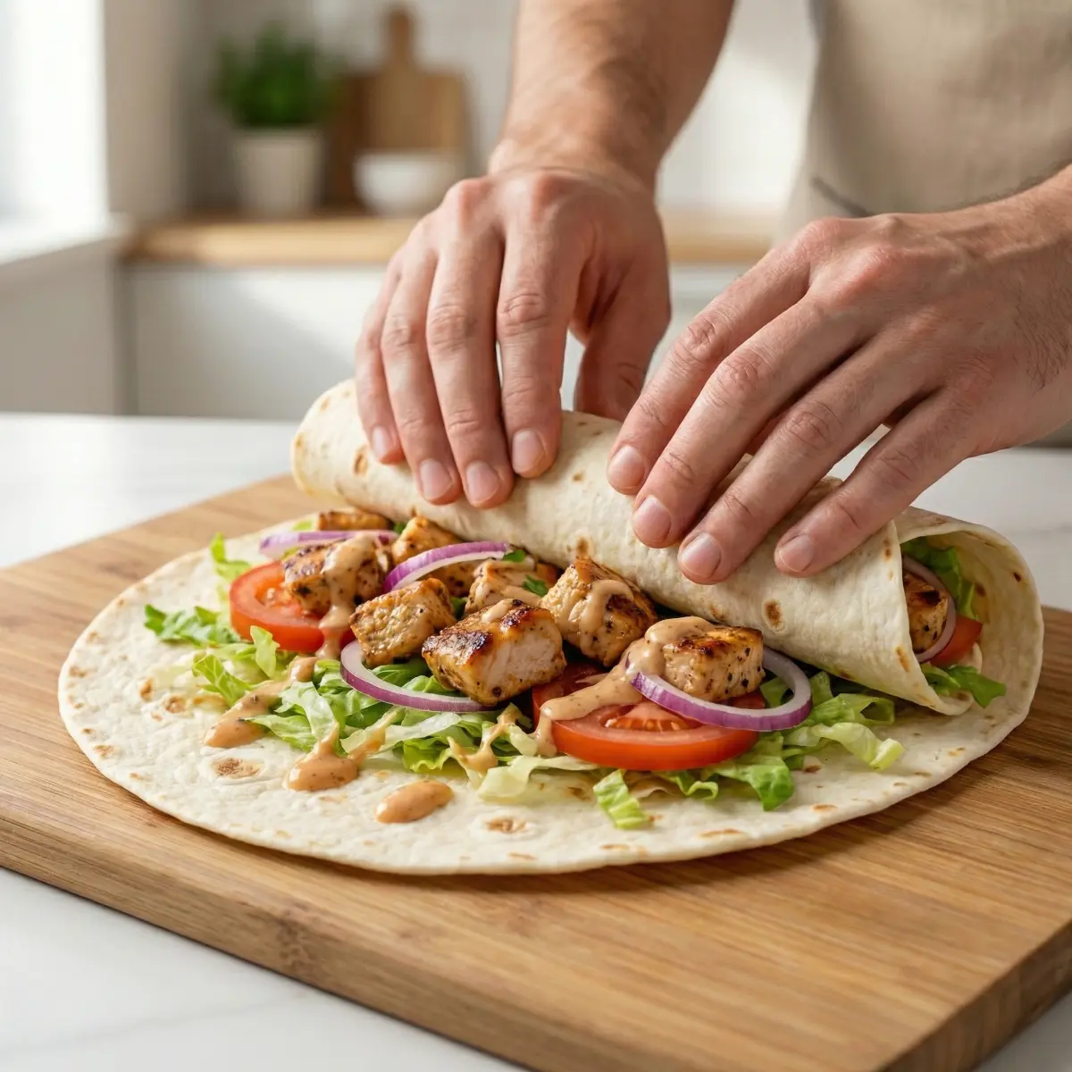 tavuk dürüm tarifi