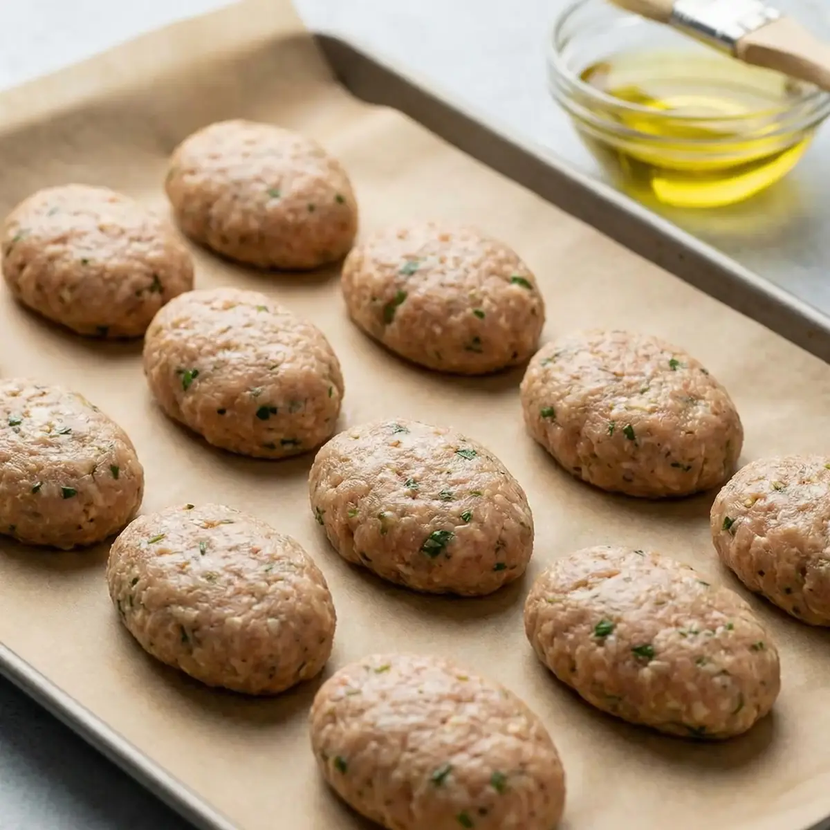 Tavuk Köfte Yapımı