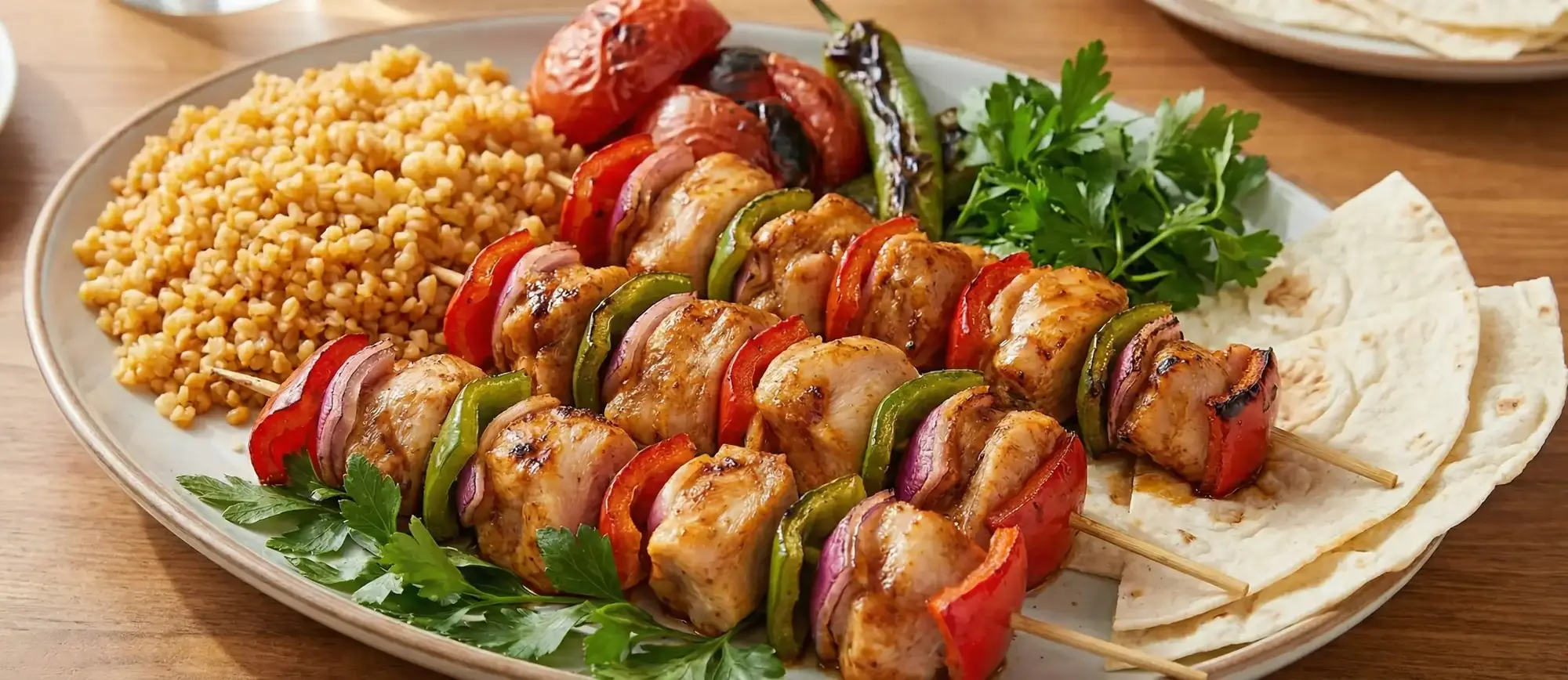 Evde Mangal Tadın Lokum Gibi Pişmiş Fırında Tavuk Şiş Tarifi