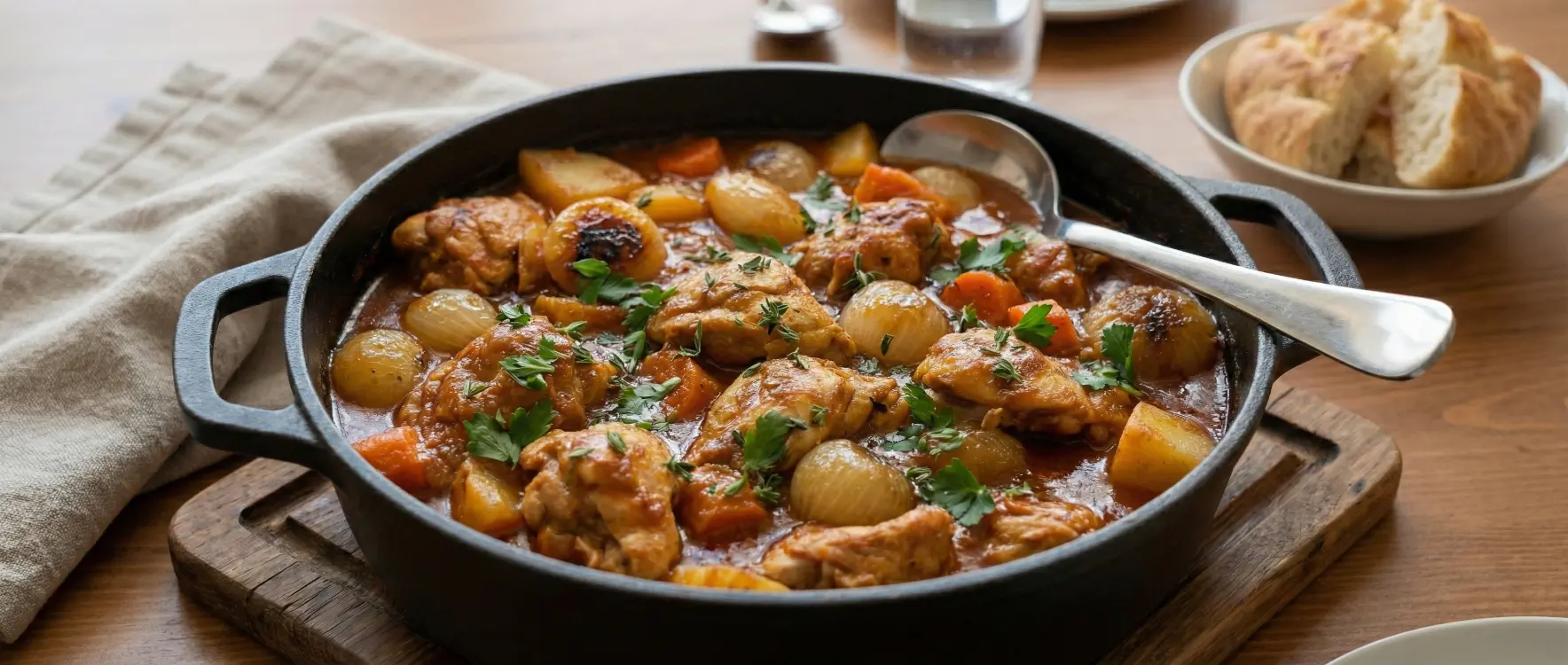 İftar Sofralarının Yıldızı: Lokum Gibi Tavuk Yahnisi Yapımı