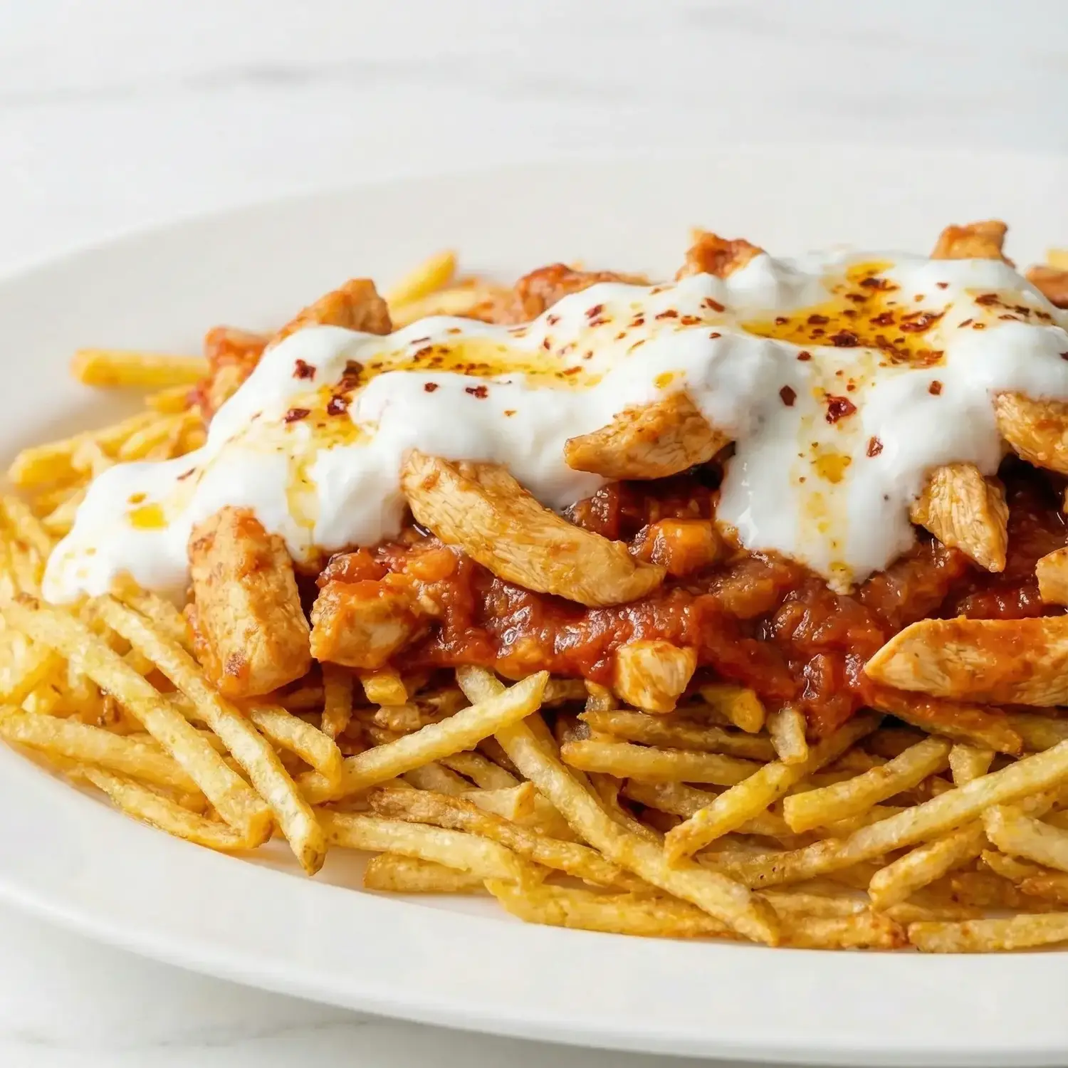 Tavuklu Çökertme Kebabı