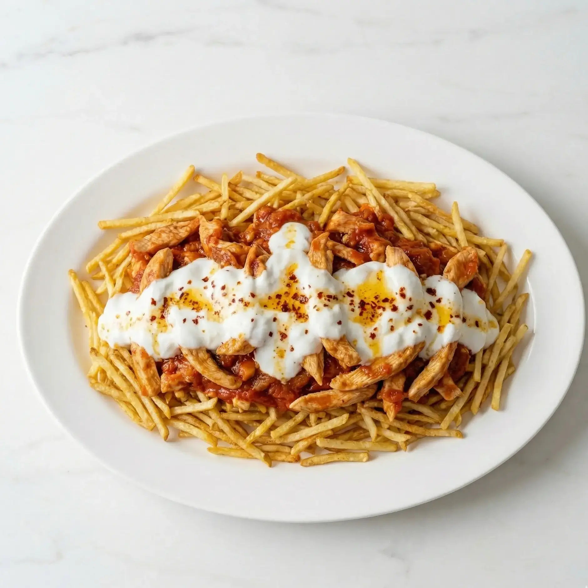 Tavuklu Çökertme Kebabı