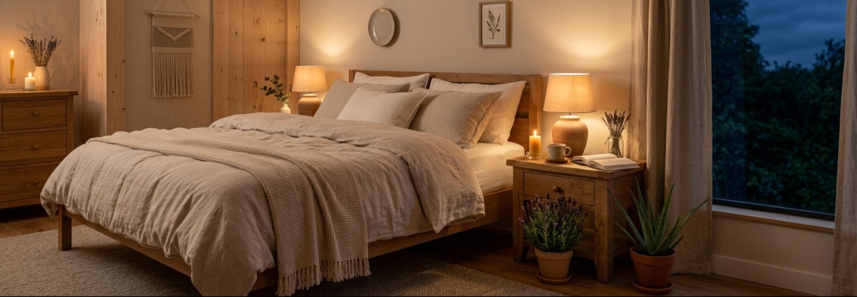 Uyku Kalitesini Artıran Yatak Odası Düzeni ve Tekstil Seçimi