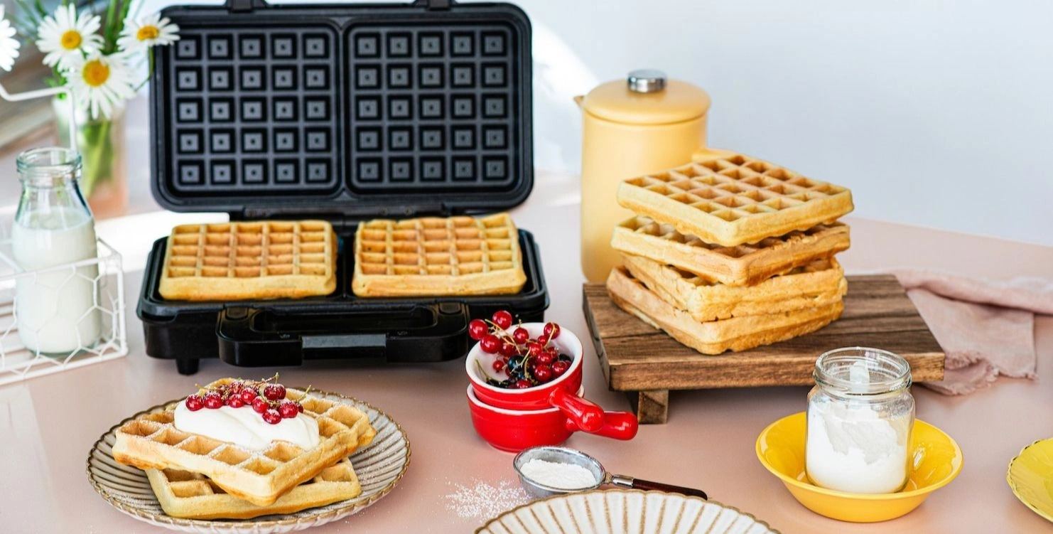 Waffle Makinesinde Tahinli Waffle Tarifi