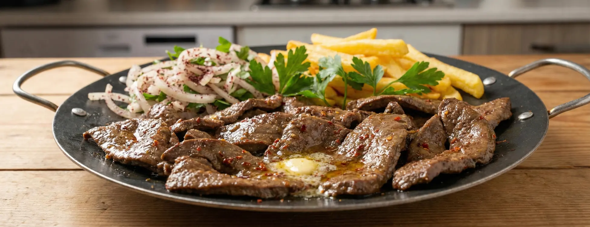 Lokum Gibi Yumuşacık Pişmiş Yaprak Ciğer Tarifi