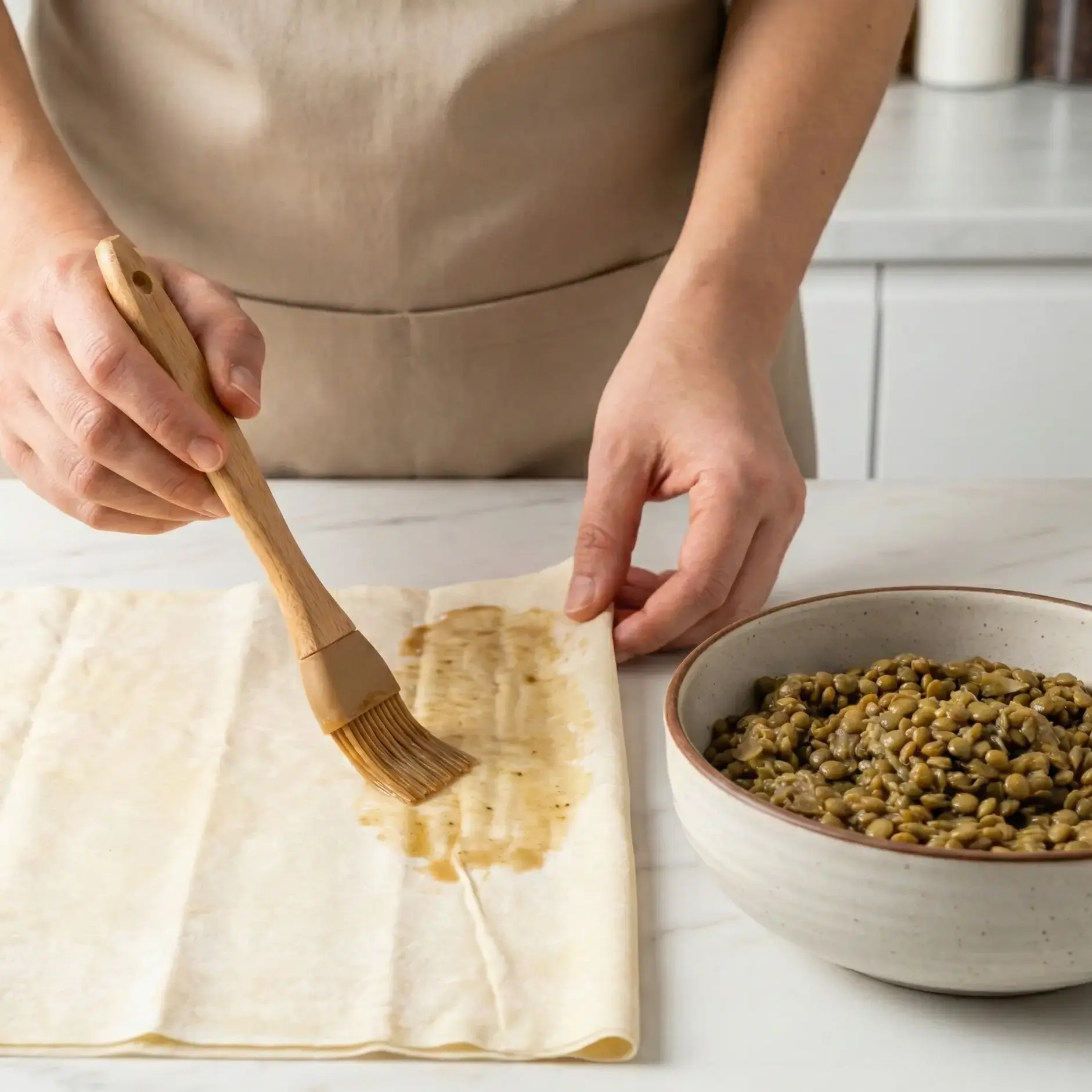 Yeşil Mercimekli Börek Tarifi