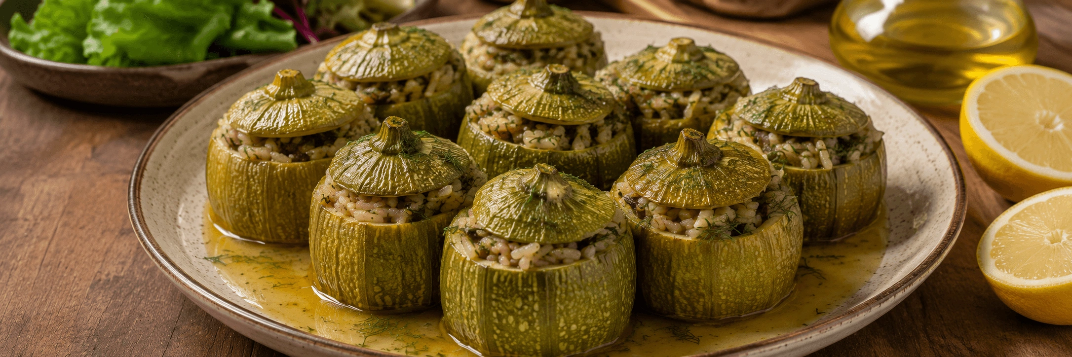 Yozgat Usulü Zeytinyağlı Kabak Dolması Tarifi