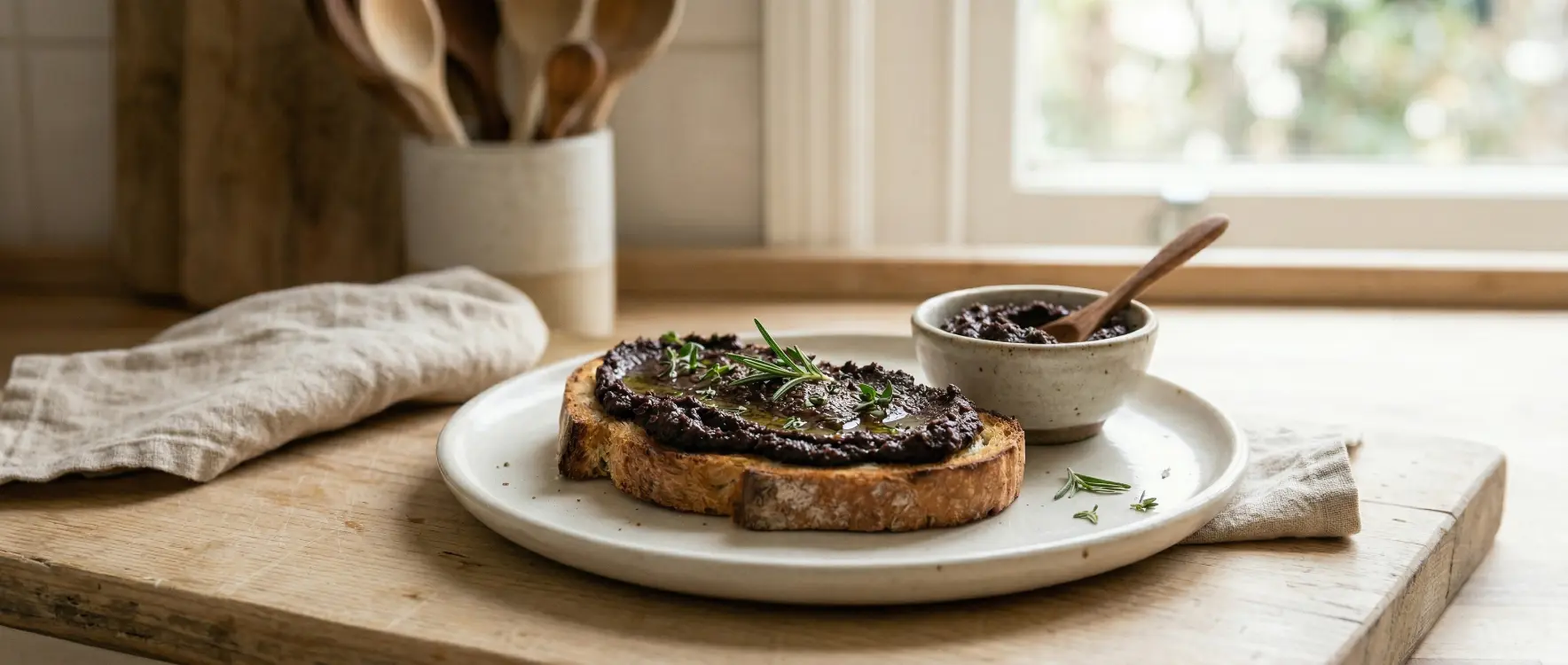 Kahvaltılık Ev Yapımı Siyah Zeytin Ezmesi Tarifi