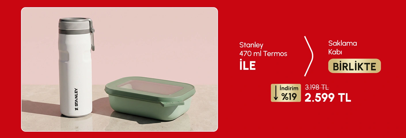Stanley Termos 470ml ile Saklama Kabı Birlikte 2.599 TL