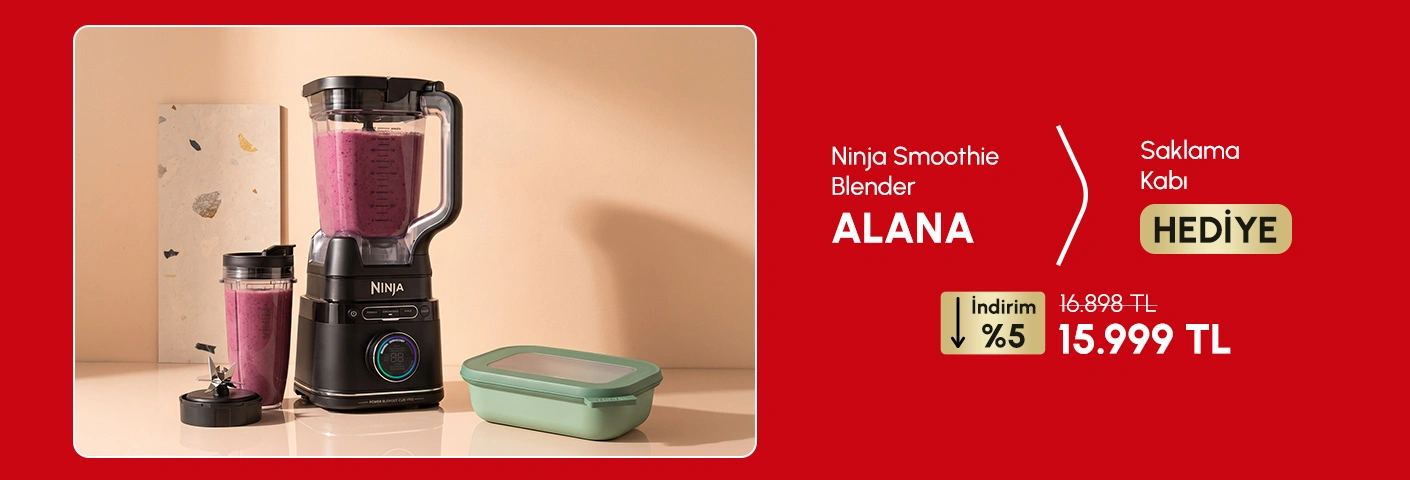 Ninja Smoothie Blender Alana Saklama Kabı Hediye