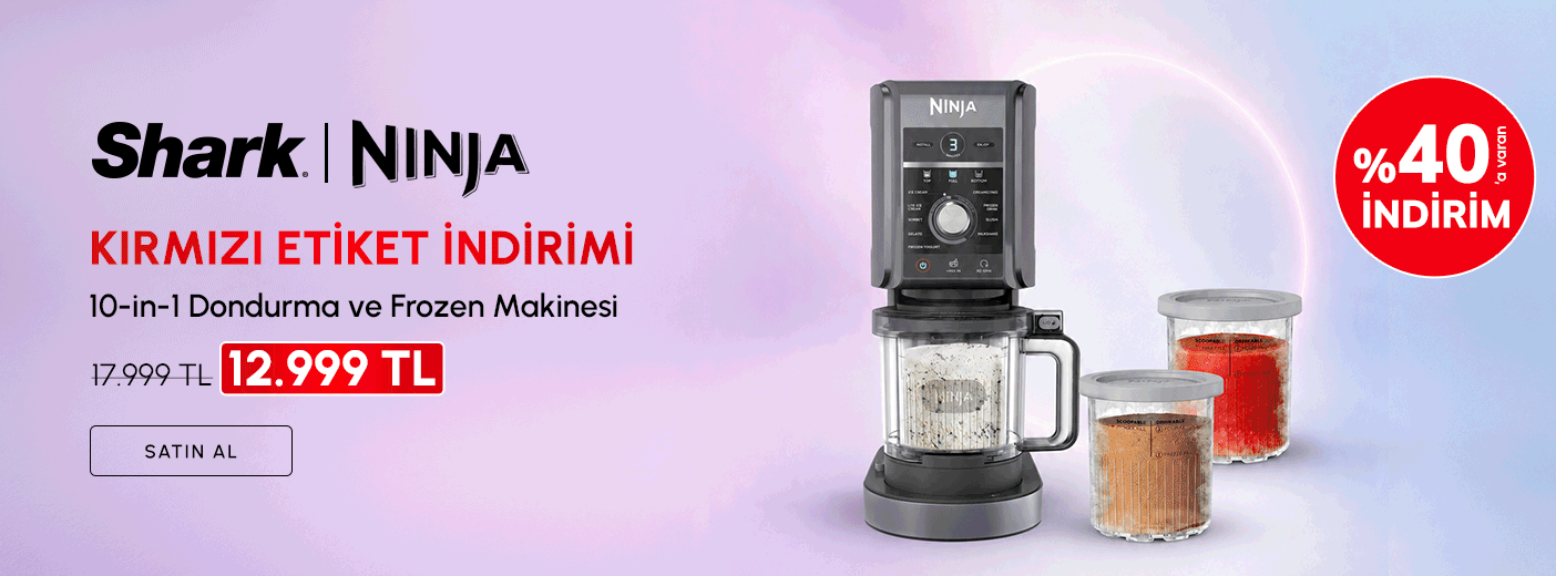 Shark&Ninja Ürünlerinde %40'a Varan İndirim