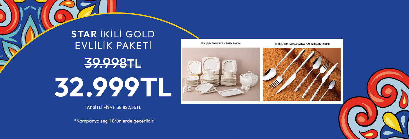 Emsan Star Gold İkili Evlilik Paketi